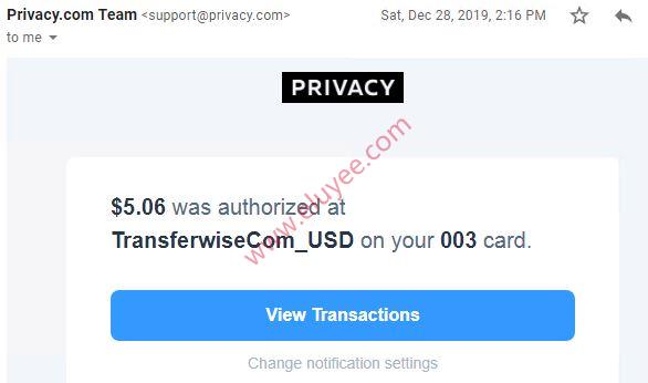 Transferwise authorrized