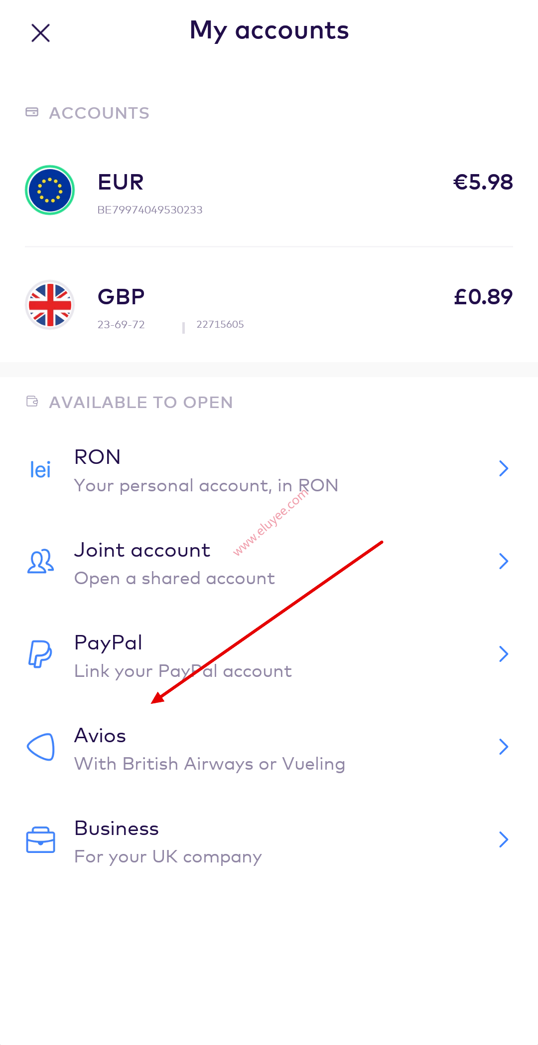 英镑欧元账户