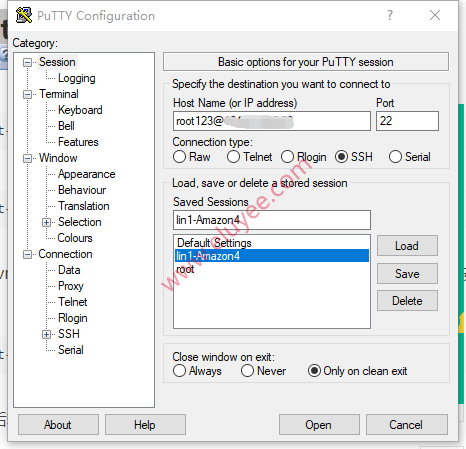 Ubuntu VPS安装VNC可视桌面化与Chrome浏览器教程 1 在Putty输入虚拟机ip,用户名和密码