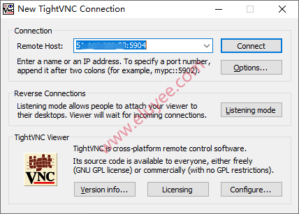 Ubuntu VPS安装VNC可视桌面化与Chrome浏览器教程 8 TightVNC连接