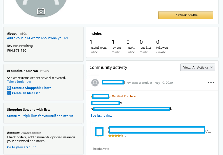 Us buyer profile