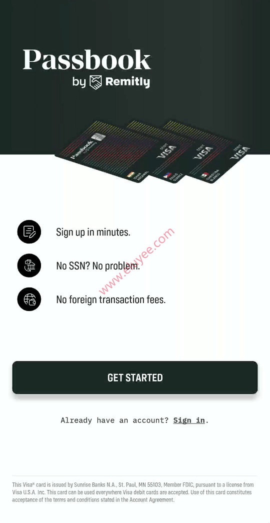 Passbook美国银行账户,仅需护照和地址证明开户 2 注册Passbook账户