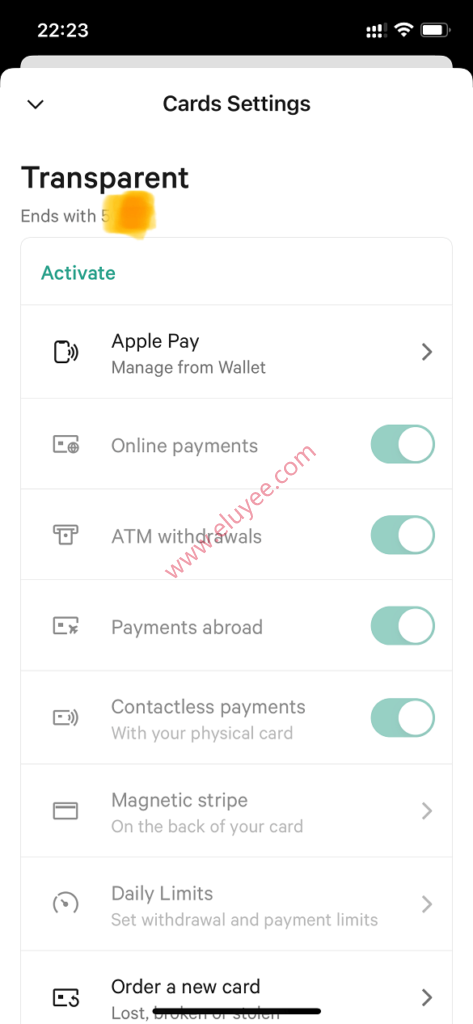 N26绑定Apple Pay或Google Pay支付