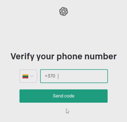 ChatGPT注册验证电话手机号码
